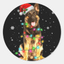 Search for german shepherd christmas stickers Xmas