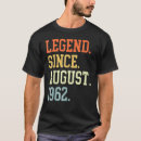 Search for made in 1962 tshirts Since