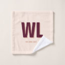 Search for burgundy bathroom accessories Monogrammed