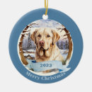 Search for yellow lab puppy christmas tree decorations Dog