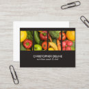 Search for vegetable business cards Professional