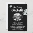 Search for angel funeral invitations In loving memory
