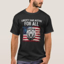 Search for liberty and justice for all tshirts Flag