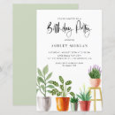 Search for green thumb invitations Greenery