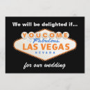 Search for las vegas destination wedding invitations Black