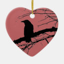 Search for raven christmas tree decorations Black