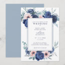 Search for navy blue and dusty rose wedding invitations Flowers