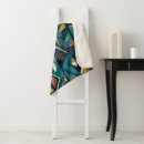 Search for teal and orange blankets Mid century modern
