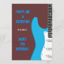 Search for rockstar party invitations Blue