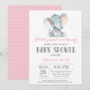 Search for pink grey elephant baby shower invitations Cute