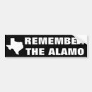 Search for remember bumper stickers Alamo