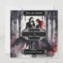 Search for vampire wedding invitations Dark