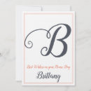 Search for monogram b cards Calligraphy