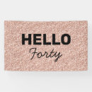 Search for rose gold banners Glitter