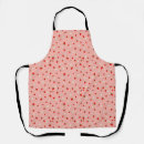 Search for strawberry pattern aprons Pink