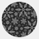 Search for black snowflake stickers Simple