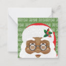 Search for african american father cards Santa