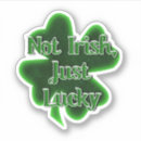 Search for lucky green stickers Four leaf clover