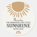 Search for rainbow and sunshine stickers Mother to be