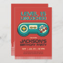 Search for retro video game invitations Gaming controller and joystick