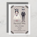Search for skull engagement party invitations Dia de los muertos