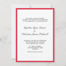 Search for red border wedding invitations Classic