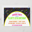 Search for microphone birthday invitations Music