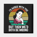 Search for wrong magnets Woman