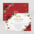 Search for red and gold quince invitations Teen girl