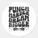 Search for punched stickers Boxing warrior