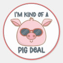 Search for funny pig stickers Hog
