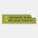 Search for supporting bumper stickers Military