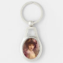 Search for vintage portrait key rings Floral