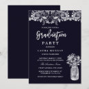 Search for lace graduation invitations Rustic
