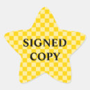 Search for signed by author stickers Promo