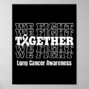 Search for lung cancer posters White