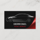 Search for black and red auto business cards Automobile