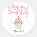 Search for happy cupcake stickers Elegant
