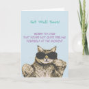 Search for funny cat get well cards Animal
