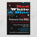 Search for veterans day invitations Red white and blue