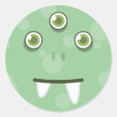 Search for monster face stickers Smile