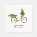 Search for bicycle napkins Watercolor