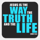 Search for bible verse square stickers Gospel