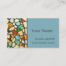 Search for stained glass business cards Artistic