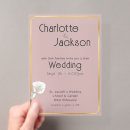Search for gold acrylic wedding invitations Luxury