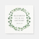 Search for greenery wedding napkins Trendy