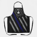 Search for for a cop aprons Thin blue line