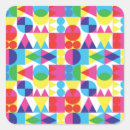 Search for geometric design stickers Retro