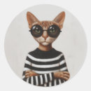 Search for cat with glasses stickers Cats
