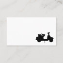 Search for motorbiker business cards Scooter